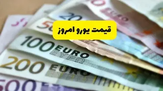 یورو در آستانه ۹۴ هزار تومان! / قیمت یورو امروز سه شنبه ۲۰ خرداد ماه ۱۴۰۴