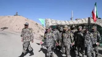 بازدید امیر صباحی فرد از مواضع پدافندی پایتخت