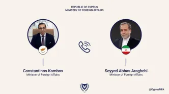 تماس تلفنی وزیر خارجه قبرس با عراقچی