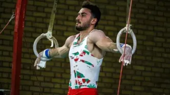 ژیمناست ایران سوم آسیا شد/ سیاهی مدال برنز گرفت