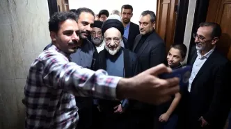 تصاویر؛ سید محمد خاتمی در مراسم عزاداری محرم