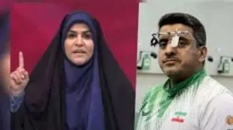 هدیه ویژه قهرمان المپیک به مجری شجاع در حمله اسرائیل