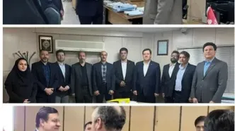 بازدید مدیرعامل بانک ملت از چند شعبه و واحد ستادی در تهران
