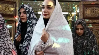 تصاویر؛ دختران والیبالیست تیم ملی در امامزاده صالح