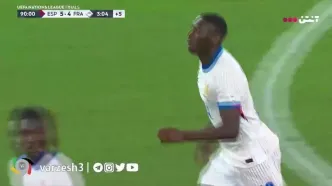 ویدیو: گل چهارم فرانسه به اسپانیا توسط کولو موآنی