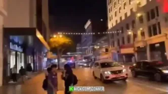 ببینید؛ غارت فروشگاه آدیداس در لس آنجلس