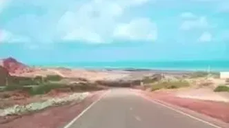 زیباترین جاده ها در استان هرمزگان