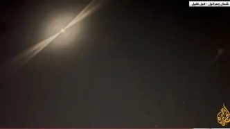 لحظه برخورد موشک ایرانی به مواضع نظامی اسرائیلی‌ها