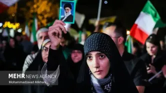 تصاویر؛  تجمع مردم تهران علیه تهدیدات ترامپ