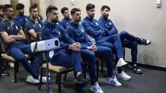 جلسه فنی امیر قلعه‌نویی برای بازیکنان تیم ملی فوتبال