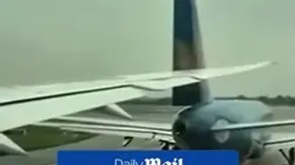ببینید؛ بوئینگ دُم ایرباس را برید