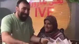 جشن تولد متفاوت رابعه اسکویی در بیمارستان/ فیلم