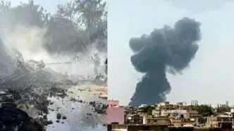 مرگ ۱۳۳ تن در حادثه سقوط هواپیما در هند + عکس