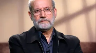 عکسی از علی لاریجانی در مراسم سردار حاجی‌زاده