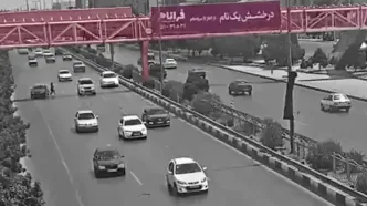 فیلم واژگونی مرگبار پژو 206 در مشهد / عبور عابر از بزرگراه فاجعه آفرید!