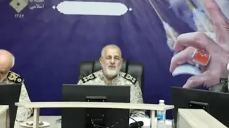 ببینید| انتشار اولین ویدئو از فرمانده کل سپاه در اتاق عملیات جنگ