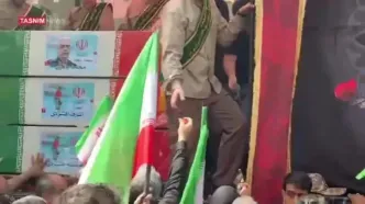 تشییع پیکرهای مطهر خانواده شهید باقری