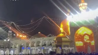 نقاره‌زنی در حرم رضوی همزمان با فعال شدن پدافند هوایی مشهد