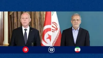 گفتگوی پزشکیان با رییس جمهور تونس