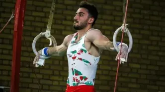 ژیمناست ایران سوم آسیا شد/ سیاهی مدال برنز گرفت