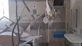 حمله رژیم منحوس صهیونیستی به بیمارستان فارابی کرمانشاه