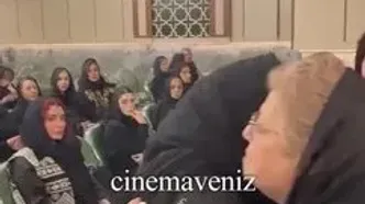 ببینید؛ حضور چهره‌ها در مراسم ختم مادر شهره سلطانی