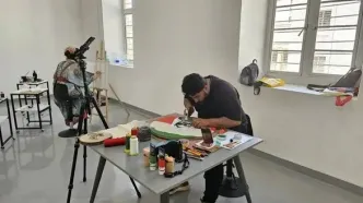 بزرگداشت یک هنرمند ایرانی در عراق