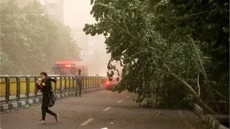 لزوم آماده‌باش دستگاه‌ها و رعایت احتیاط از سوی شهروندان در پی باد شدید و رگبار پایتخت