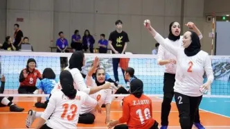 صعود والیبال نشسته بانوان به نیمه‌نهایی