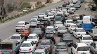 ترافیک سنگین در مسیرهای ورودی به تهران