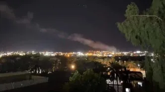 حمله موشکی ایران به پایگاه آمریکا در قطر