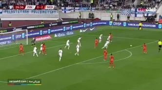خلاصه بازی فنلاند 0 - هلند 2