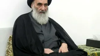 اهدای انگشتر آیت‌الله سیستانی به کودک مجروح لبنانی