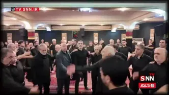 مسعود پزشکیان در مراسم شب سوم محرم تهران