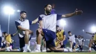 طارمی به تمرین ایران در قطر رسید
