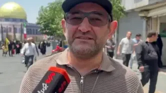 حضور بازیگر سریال پایتخت در نماز جمعه امروز