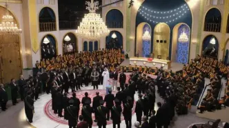 روضه‌خوانی حاج صادق آهنگران در حسینیه معلی/ ببینید