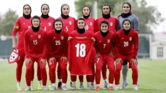 برد ۷ گله تیم ملی فوتبال زنان ایران مقابل عراق