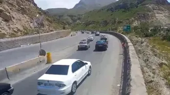 جاده هراز یکطرفه شد!