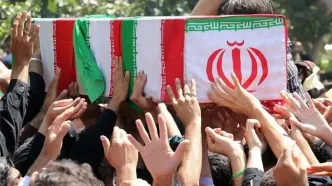 مراسمات تشییع و تدفین پیکرهای شهیدان در قم