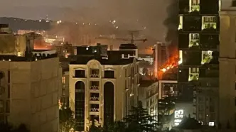 حمله اسرائیل به ستاد وزارت دفاع در تهران