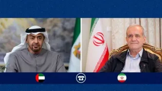 پزشکیان در گفت‌وگو با رئیس امارات: به آمریکا تفهیم کنید ایران فقط به دنبال حقوق مشروع خود است