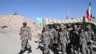 بازدید امیر سرتیپ صباحی فرد از مواضع پدافندی پایتخت