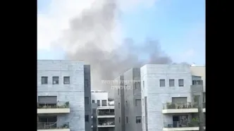 حمله امروز پهپادی و موشکی ایران به اسرائیل و گزارش هایی از صدای انفجارهای در تهران و تبریز/ ساختمان موساد هدف حمله موشکی قرار گرفت/ ویدئو
