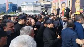 حضور رئیس جمهور در مراسم تشییع شهدای اقتدار