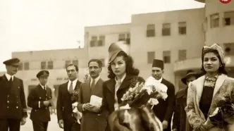 «فوزیه، اشرف و محمدرضا پهلوی» در بندر شاهپور؛ اسفند 1317