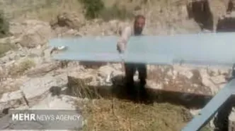 لاشه یک پهپاد دیگر در لرستان پیدا شد