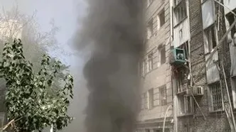 تصاویر داغ از حمله اسرائیل به میدان ولیعصر تهران