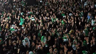 این قاب از مراسم شیرخوارگان حسینی پربازدید شد