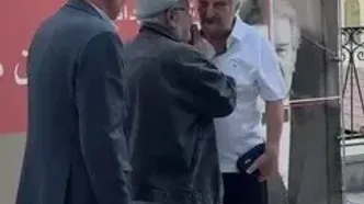 ببینید؛ ادای احترام اکبر عبدی به استاد محمد متوسلانی